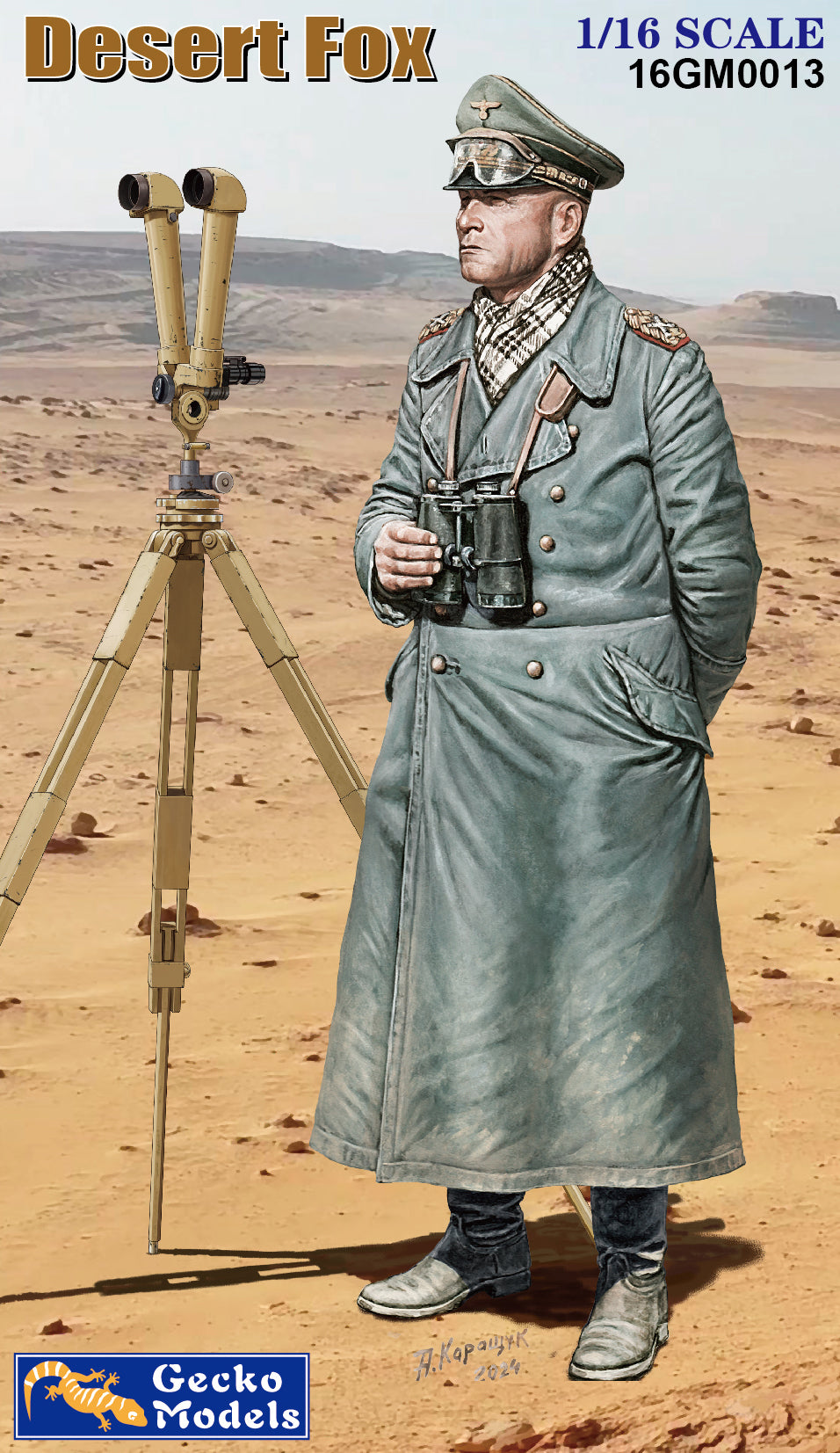 16GM0013 Gecko 1/16 Desert Fox w/ trench periscope