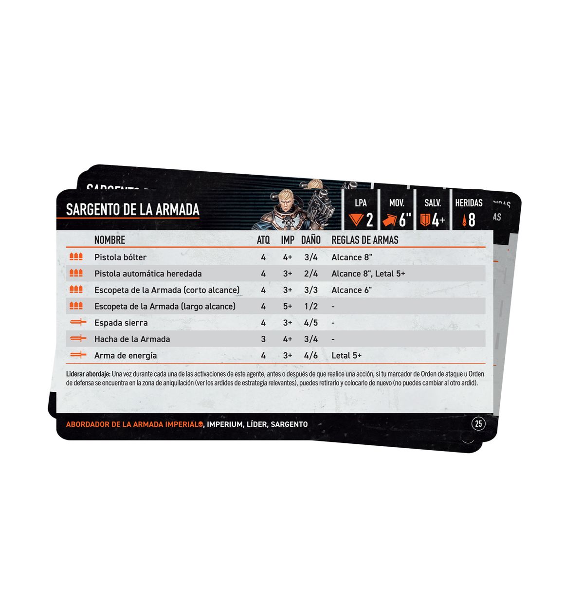 KILL TEAM DATACARDS: IMPERIAL NAVY BREACHERS (ESPAÑOL)