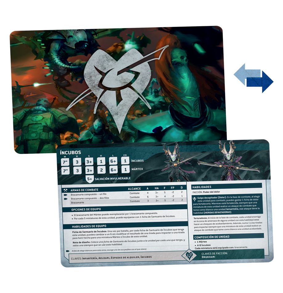 DATASHEET CARDS: DRUKHARI (ESPAÑOL)