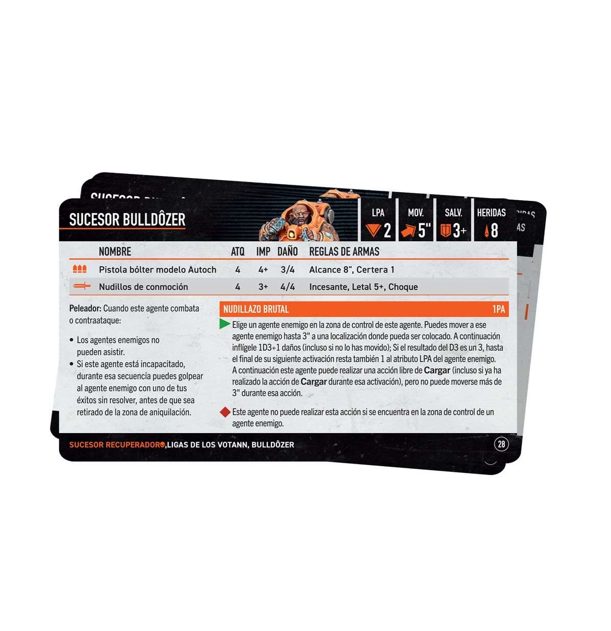 KILL TEAM DATACARDS: HEARTHKYN SALVAGERS (ESPAÑOL)