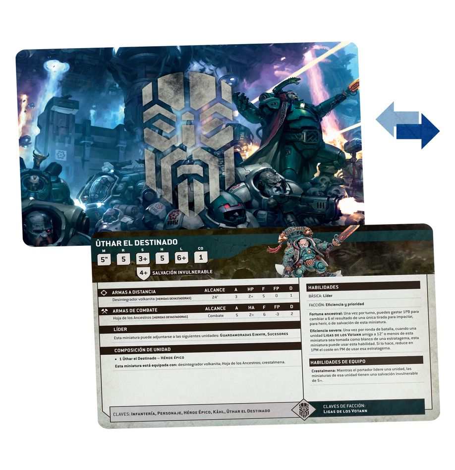 DATACARDS: LEAGUES OF VOTANN (ESPAÑOL)