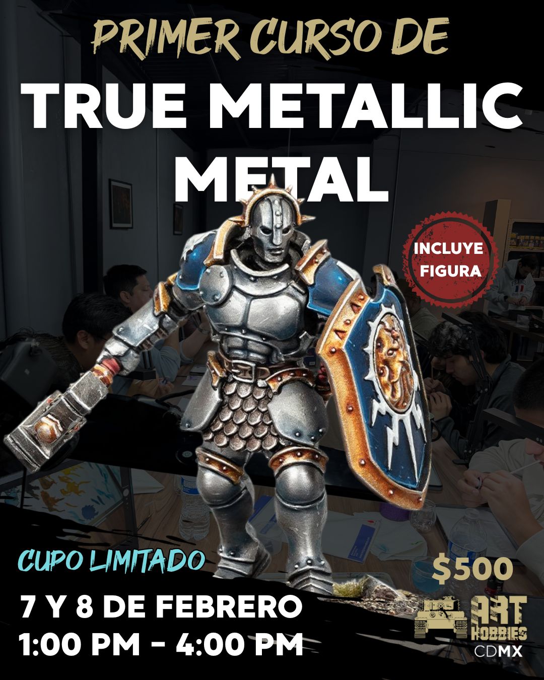 CURSO TRUE METALLIC METAL CDMX