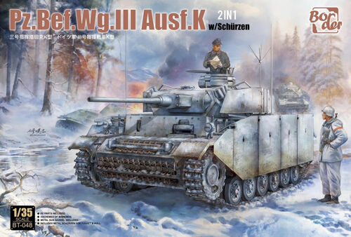 BT-048 BORDER MODEL 1/35 PZ.BEF.WG.III AUSF.K WITH SCHURZEN