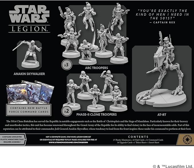 Star Wars Legion 501st Legion Expansion