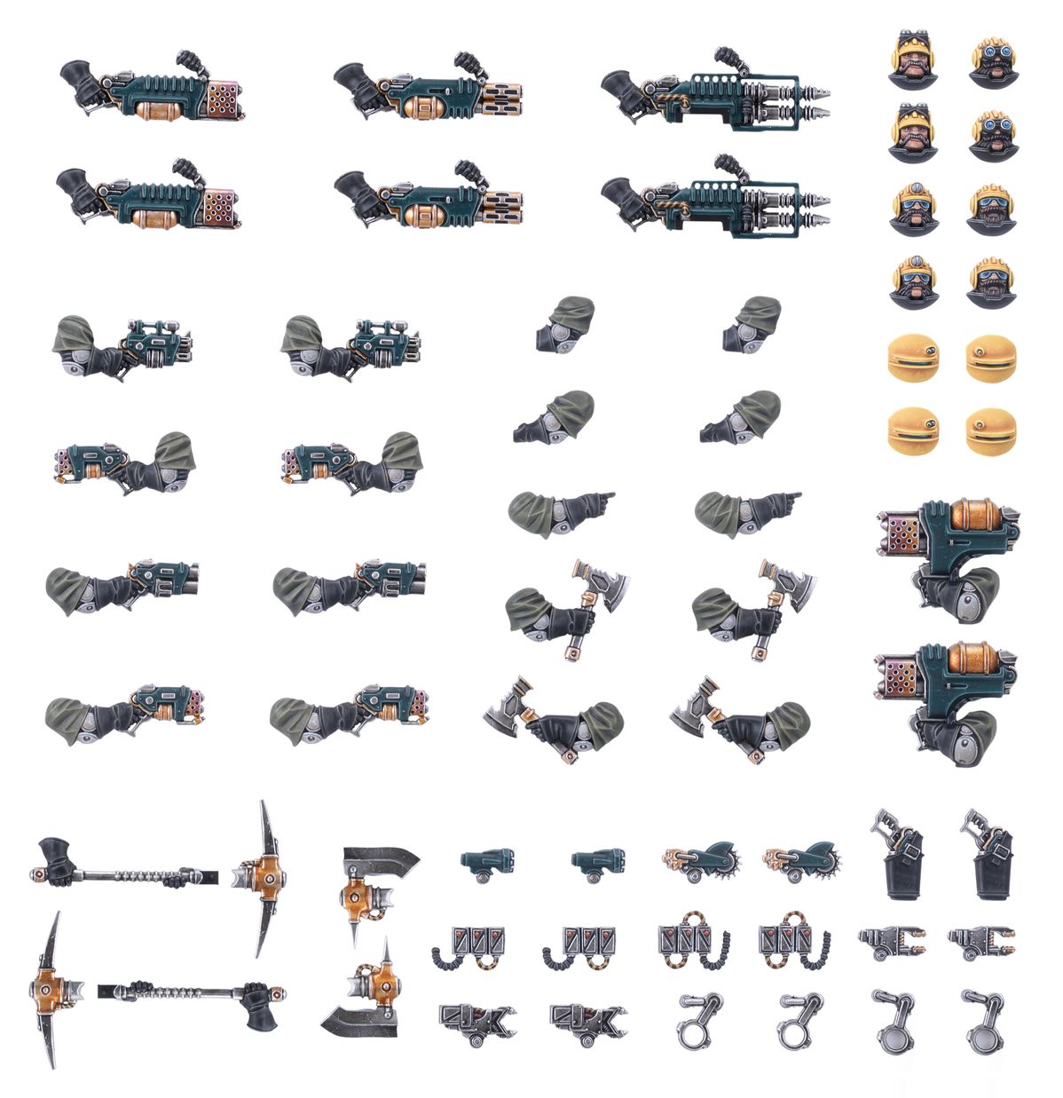 NECROMUNDA :SQUAT PROSPECTORS WEAPONS & UPGRADES