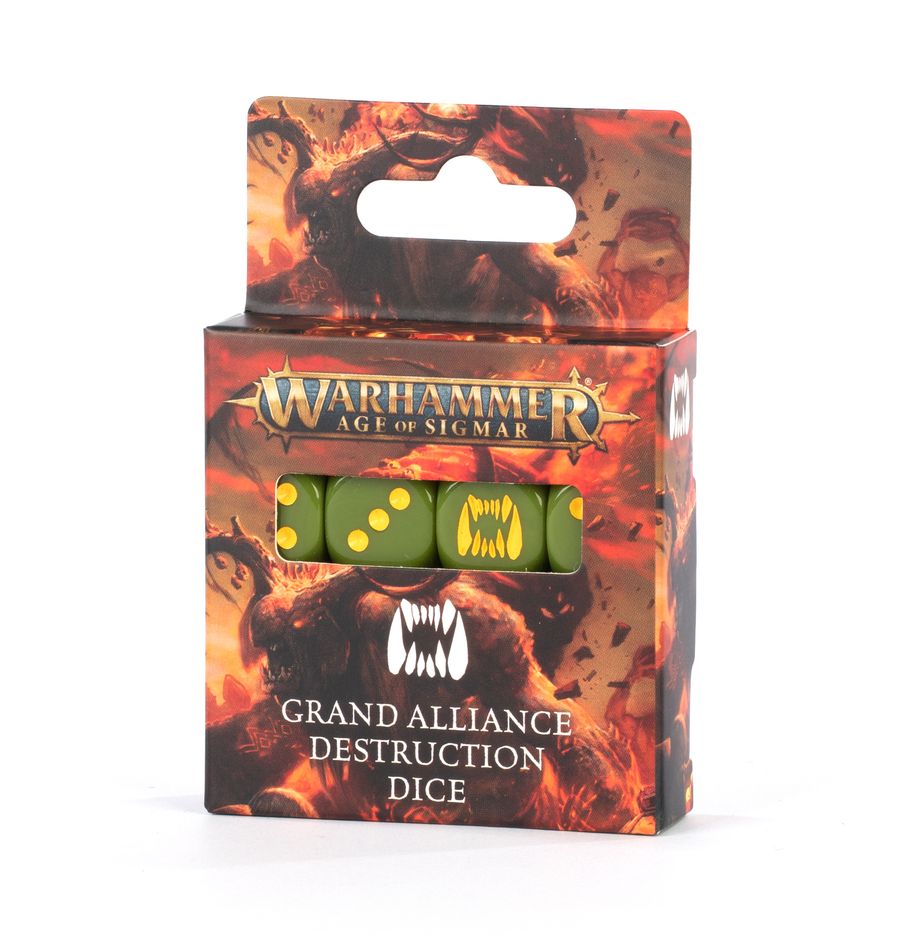 Games Workshop Warhammer Underworlds: Grand Alliance Destruction Dice Set