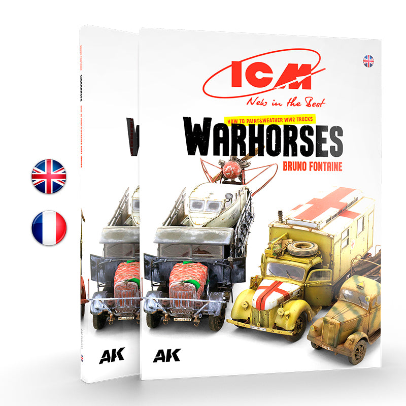 AK130011 ICM – HOW TO PAINT & WEATHER WW2 TRUCKS WARHORSES
