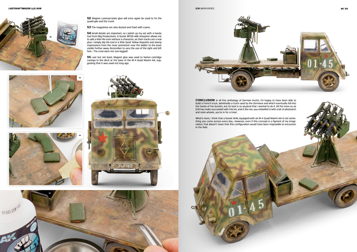 AK130011 ICM – HOW TO PAINT & WEATHER WW2 TRUCKS WARHORSES