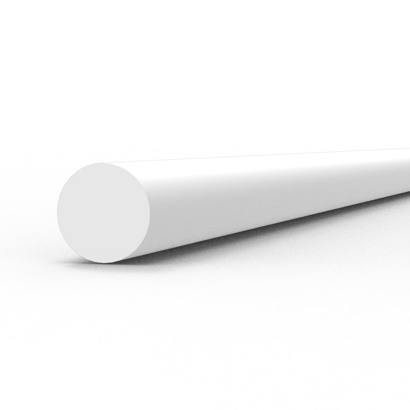 AK6540 ROD 2.00 DIAMETER X 350MM – STYRENE ROD – (6 UNITS)