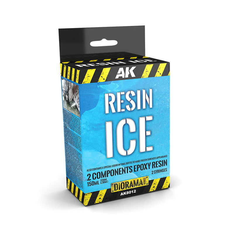 AK8012 RESIN ICE (Textura) Resina de hielo-2 componentes epoxy