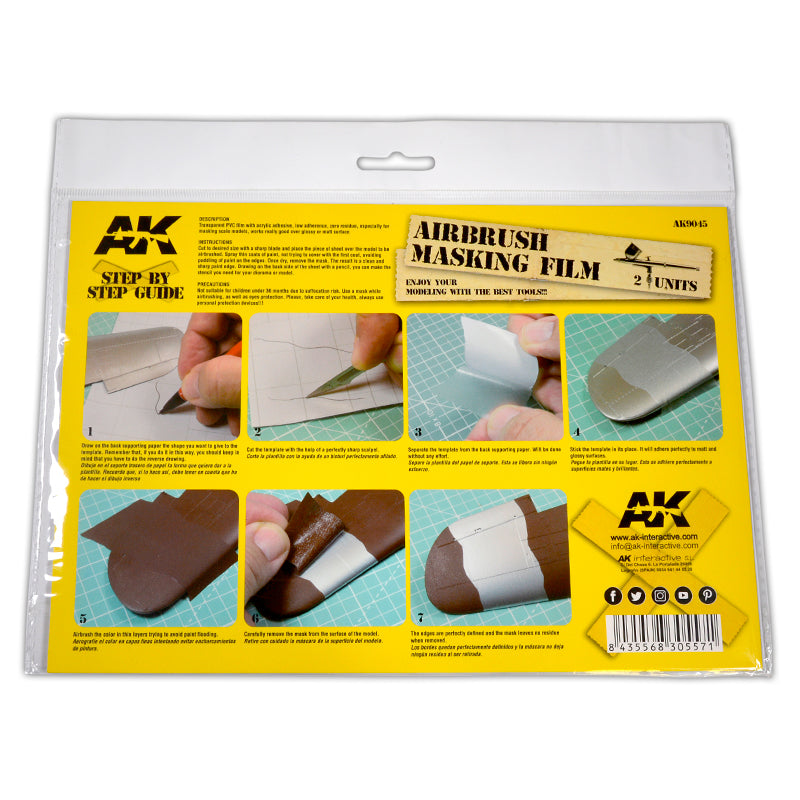AK AIRBRUSHING MASKING FILM (2 units)