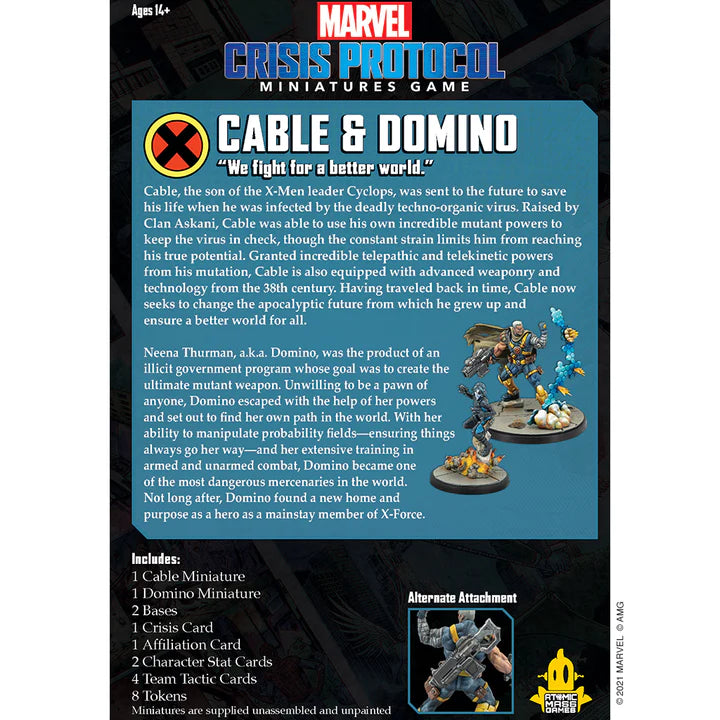 MARVEL CRISIS PROTOCOL: Domino & Cable