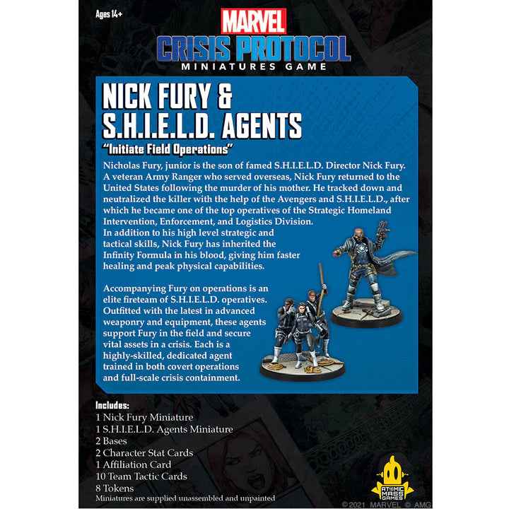 MARVEL CRISIS PROTOCOL: Nick Fury & S.H.I.E.L.D Agents