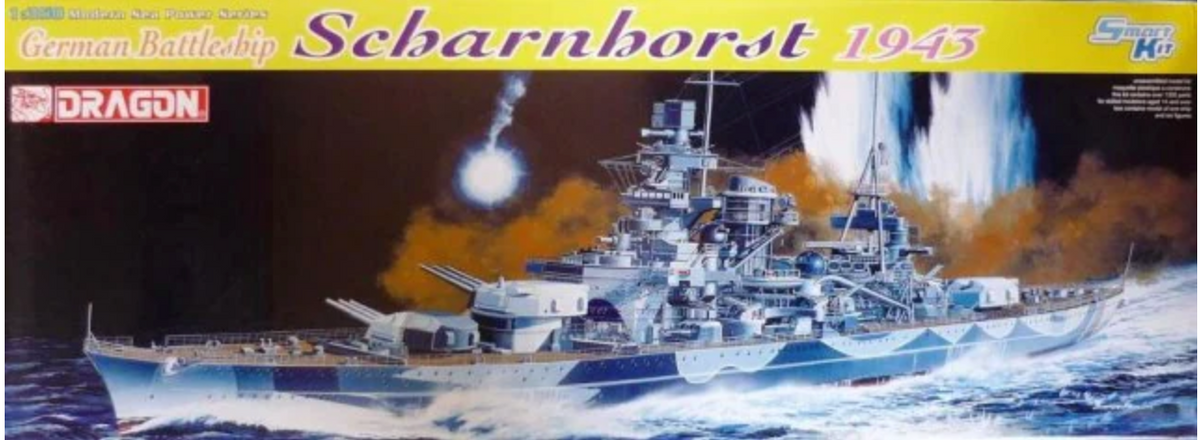 German Battleship Scharnhorst 1943 Dragon No. 1040 1:350