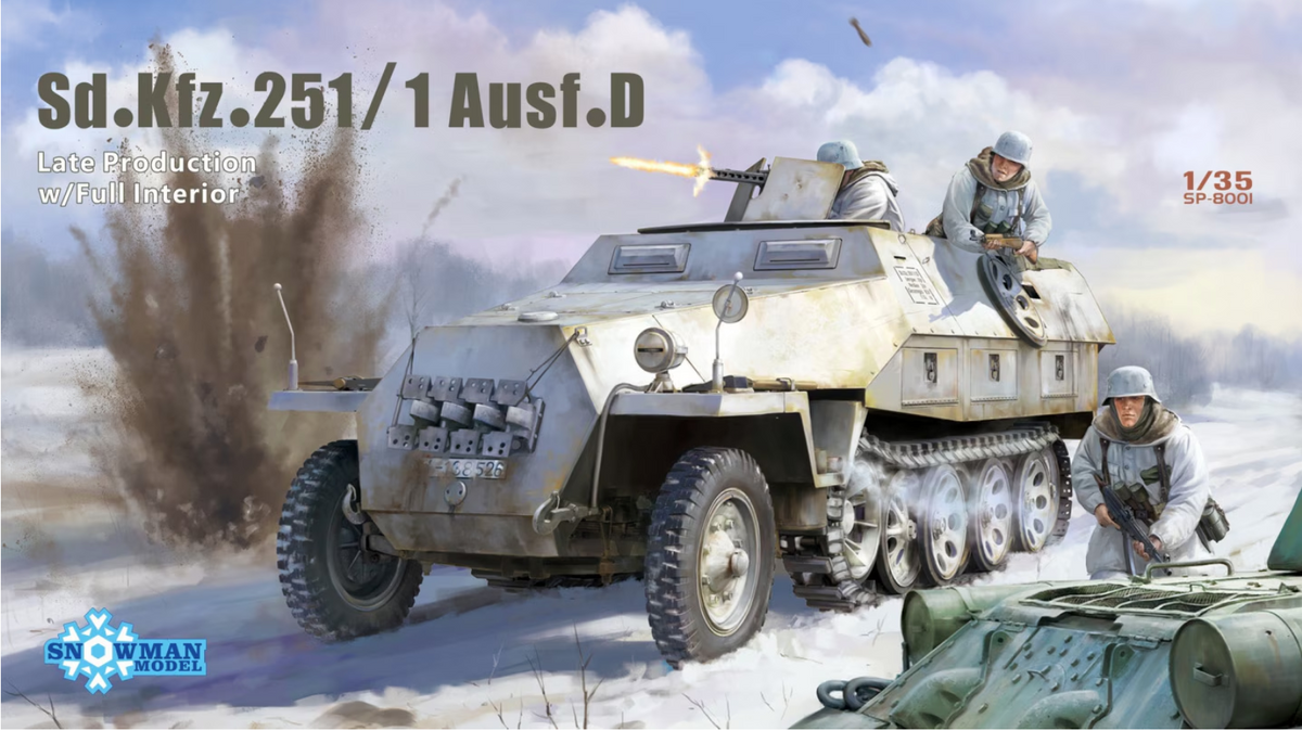 SP-8001 Sd.kfz.251/1 Ausf.D Snowman Model 1:35