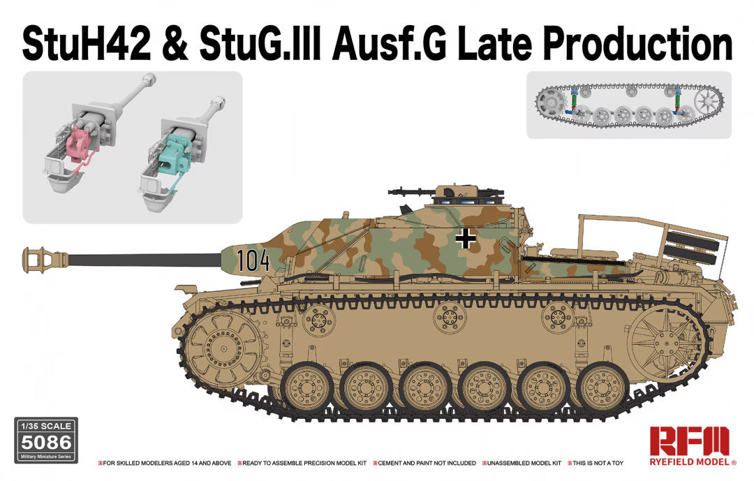 RFM - 1/35 StuH 42 & StuG. III Ausf. G Late Production