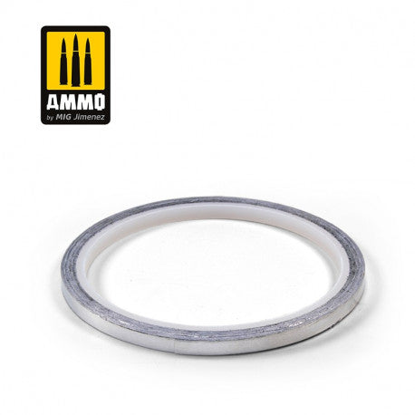 AMM8252 AMMO by Mig - Chrome Tape 5mm x 15mm (0.19in x 0.49ft)