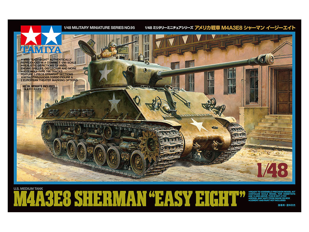 TAMIYA TAM32595 Us Medium Tank M4A3E8 Sherman "Easy Eight" 1/48