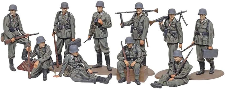TAM32602 1:48 Tamiya WWII Wehrmacht Infantry Figure Set