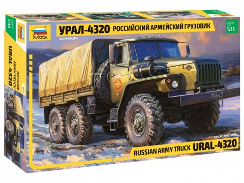 ZVEZDA -Russian army truck Ural-4320 1:35