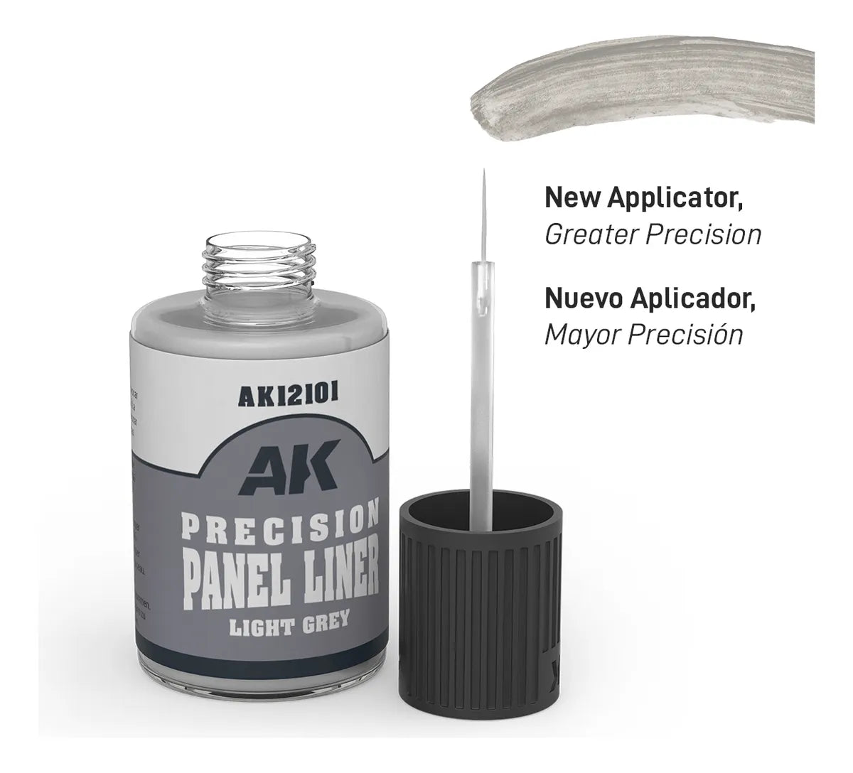 AK12101 Precision Paneliner LIGHT GREY (30ml)