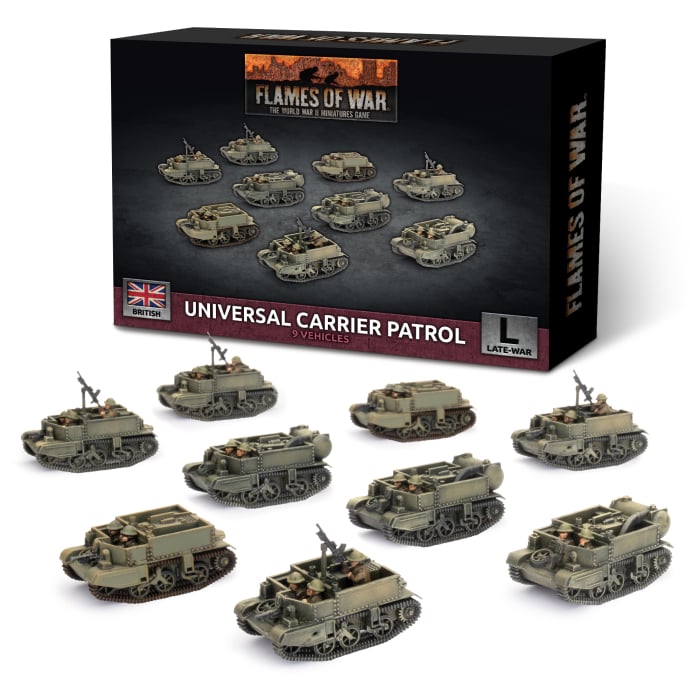 BBX55 Universal Carrier Patrol (Plastic)(x9 Tanks Plastic)