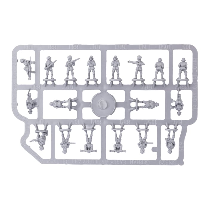 GBX205 10.5cm Artillery Battery (Early) (x4 guns Plastic)