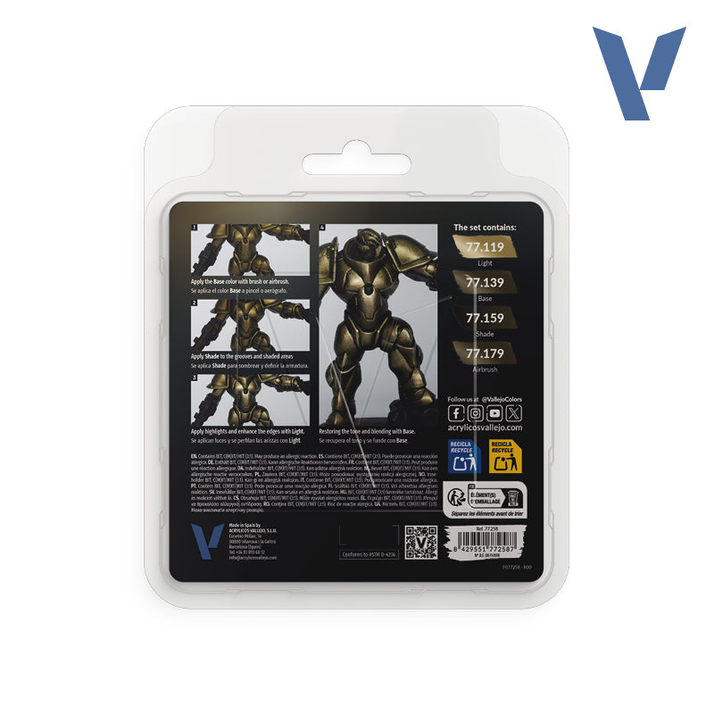 77.258 Set Metal Envejecido