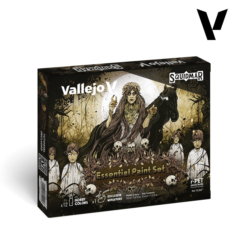 72.201 GAME COLOR SET: ESSENTIAL PAINT SET BY SQUIDMAR MINIATURES