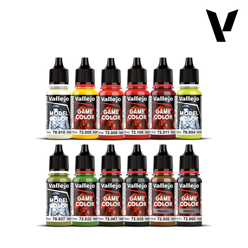 72.203 GAME COLOR SET: FANTASY PAINT SET BY SQUIDMAR MINIATURES