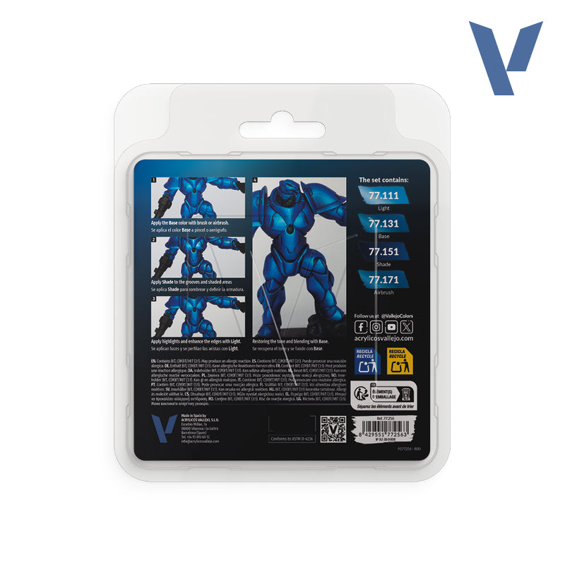 77.256 Set Azul Zafiro
