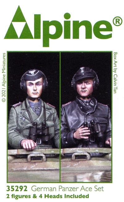 Alpine 1/35 35292 German Panzer Ace Set (2 figures)