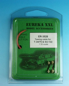Towing cable 2x for T-34/76 mod.1940 Tank 1:35
