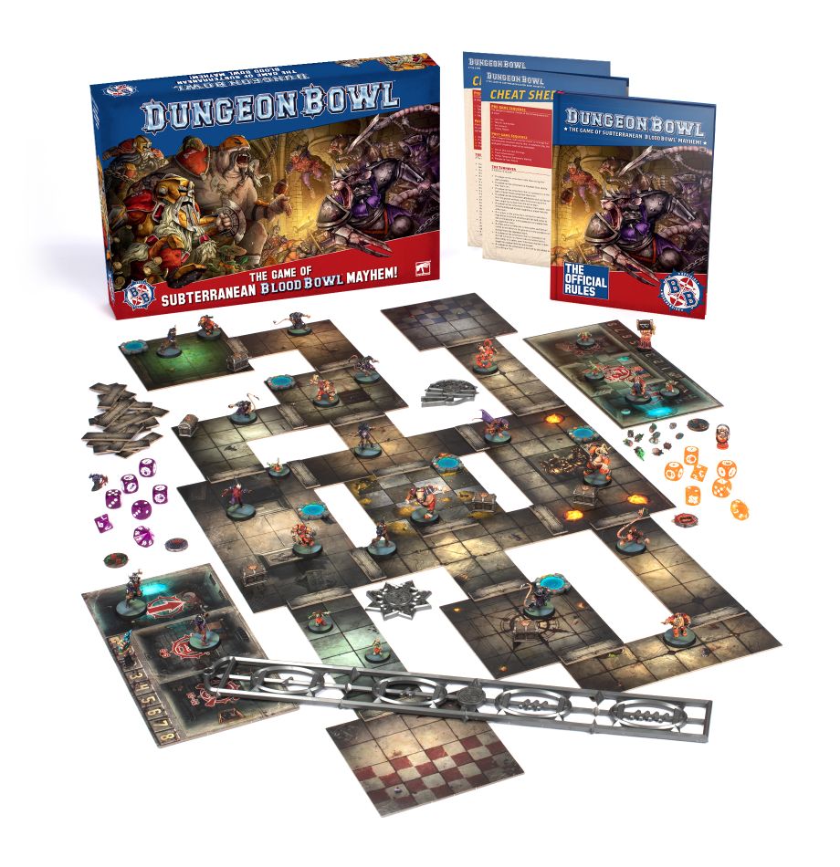 Set Di Schiuma Per Dungeon Bowl: The Game Of Subterranean Blood Bowl Mayhem Board Game Box