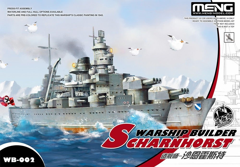 Meng Warship Builder - Scharnhorst