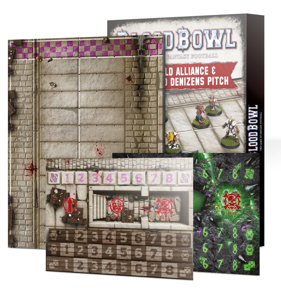 Old World Alliance & Underworld Denizens Pitch and Dugout Set