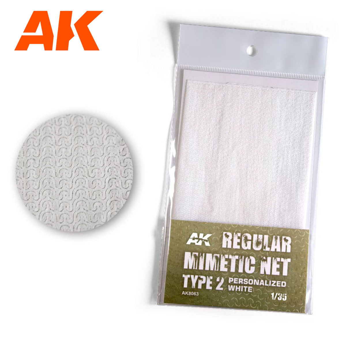 Red de camuflaje 1/35 BLANCA TIPO 2 AK8063