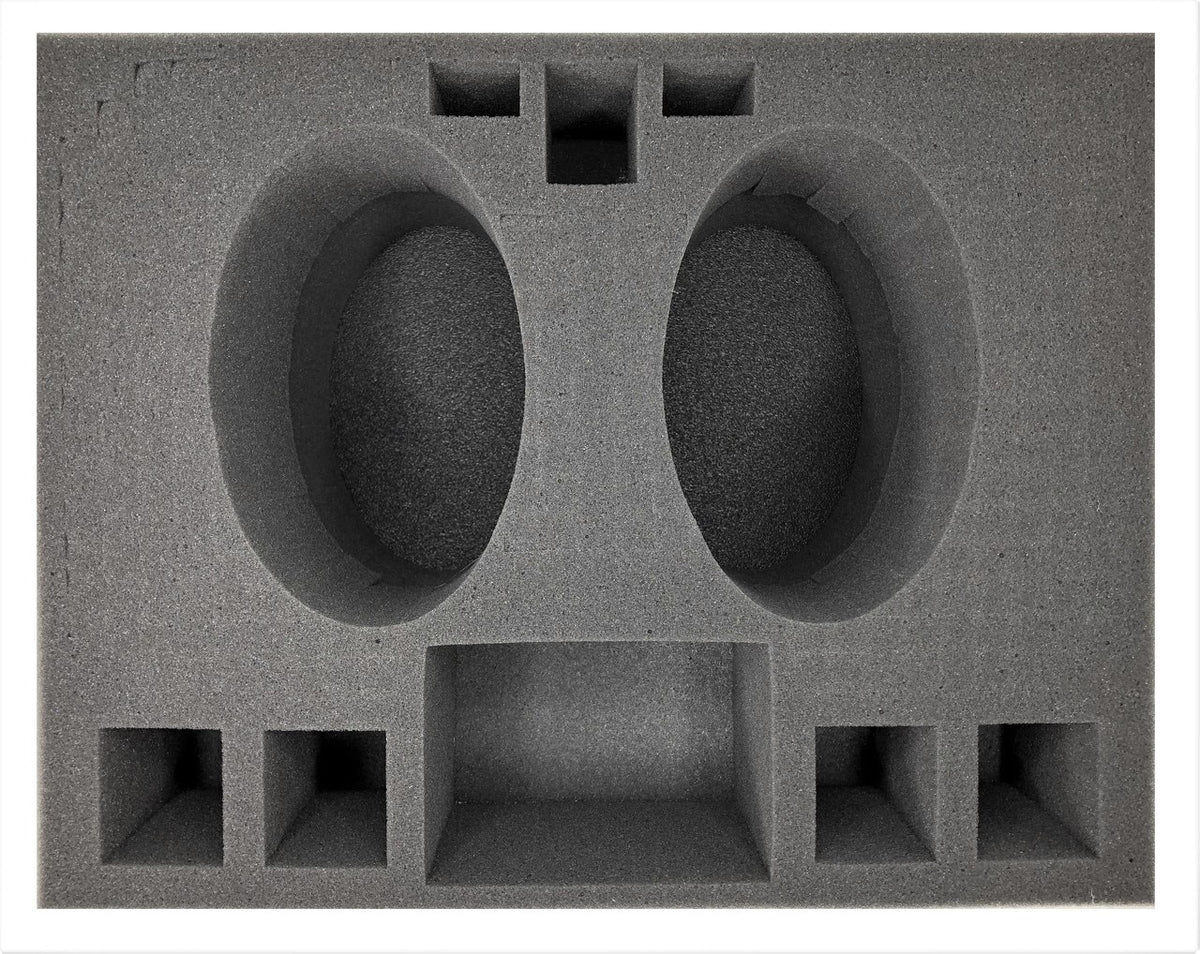 2 IMPERIAL KNIGHT FOAM TRAY - 40 cm x 30 cm x 18,5 cm