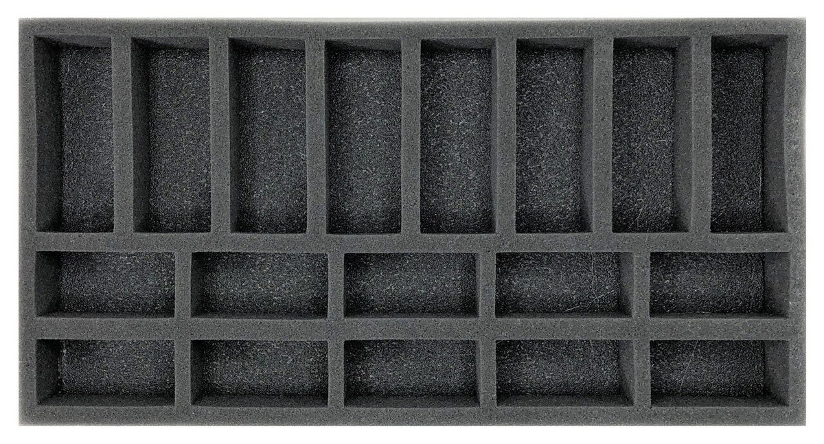 FLAMES OF WAR 10 SMALL 8 MEDIUM TANK FOAM TRAY -40 cm x 20 cm x 5 cm