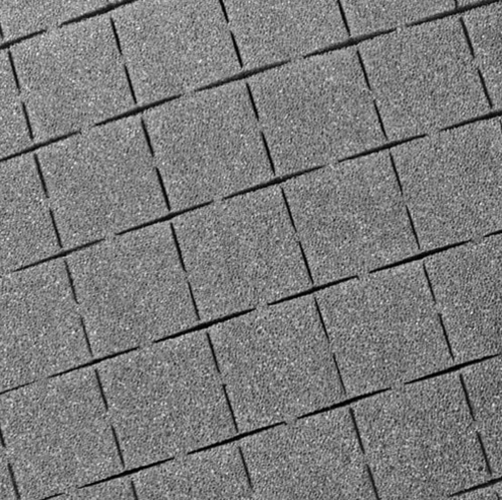 Lamina de Espuma Quite y Empaque 30cm x 30cm x 5cm cuadros de 1.25cm x 1.25cm