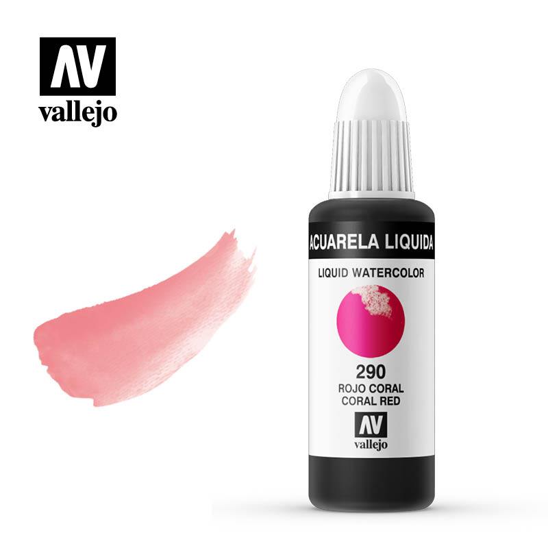 ACUARELA ROJO CORAL 290