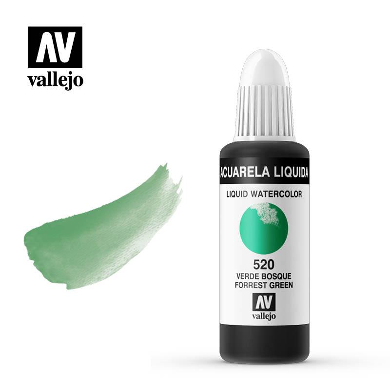 ACUARELA VERDE BOSQUE 520