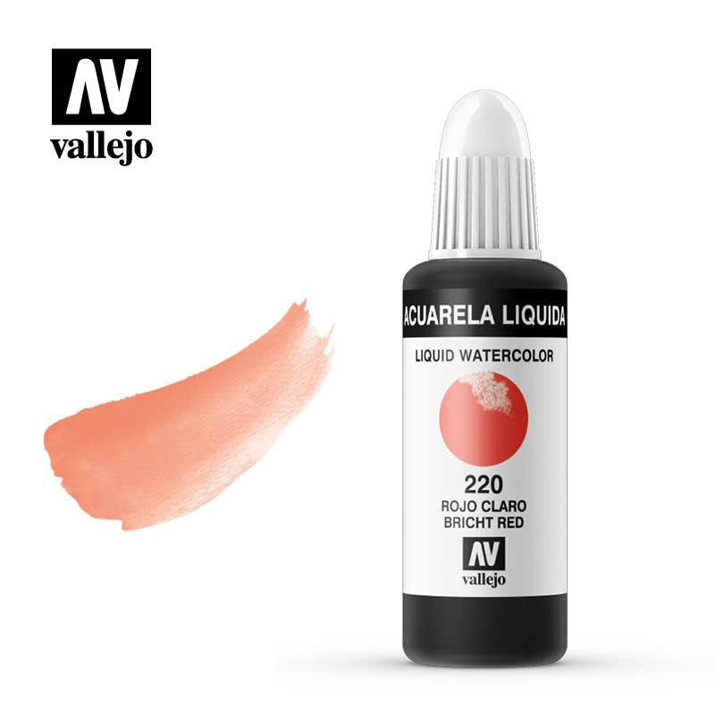 ACUARELA ROJO CLARO 220