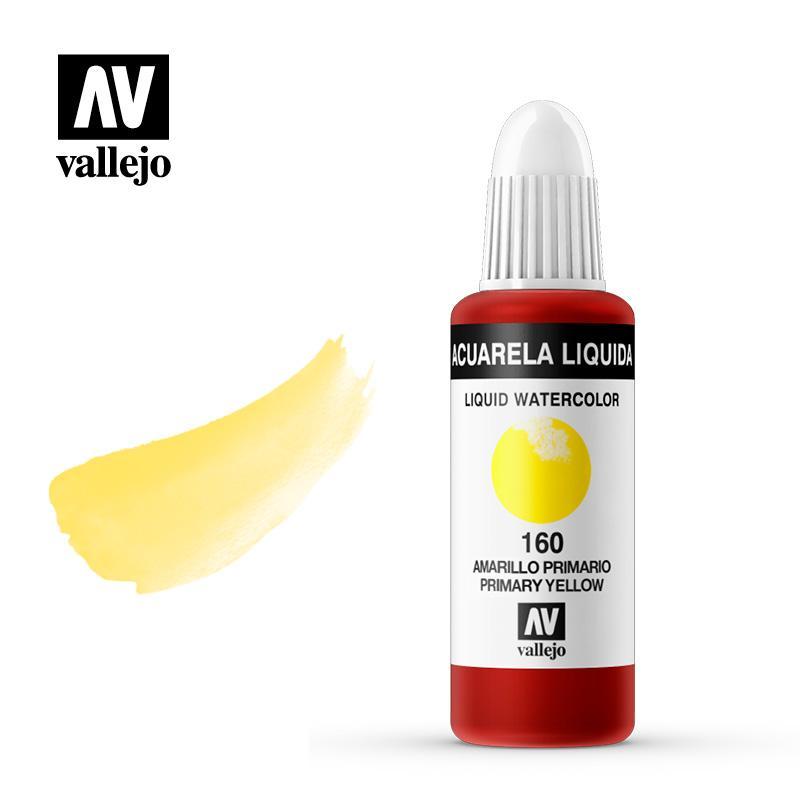 ACUARELA AMARILLO PRIMARIO 160