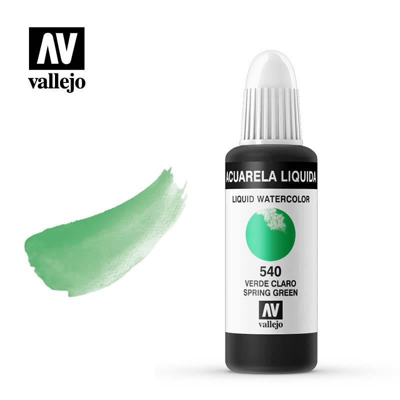 ACUARELA VERDE CLARO 540