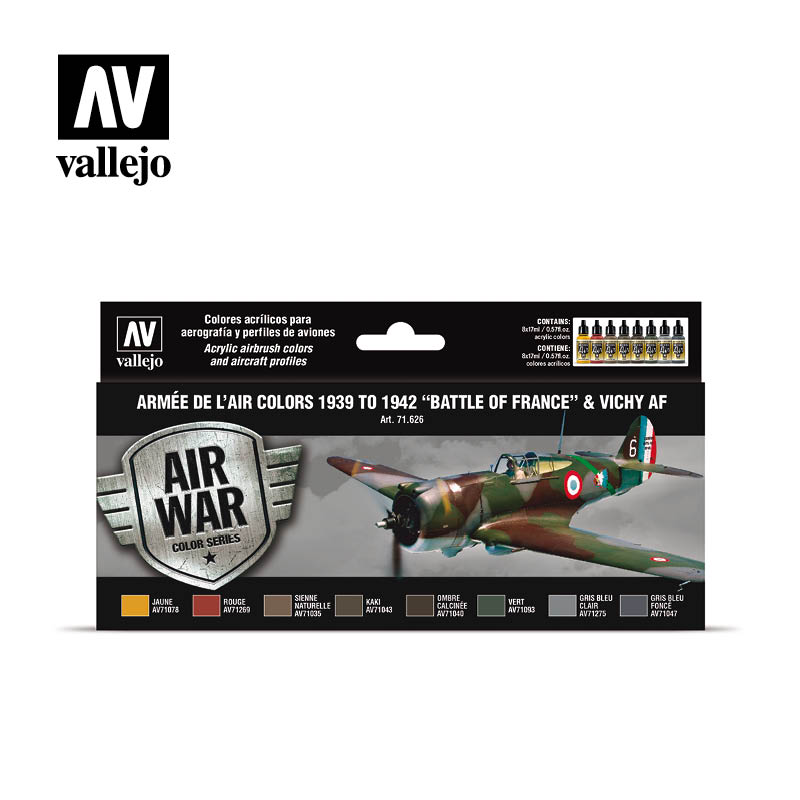 71.626 Armée de l’Air colors 1939 to 1942 “Battle of France” & Vichy AF