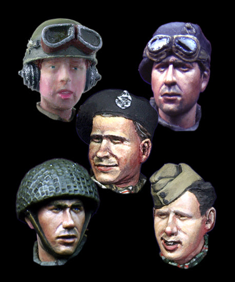 Alpine 1/35 WW2 British Heads Set #2 H016