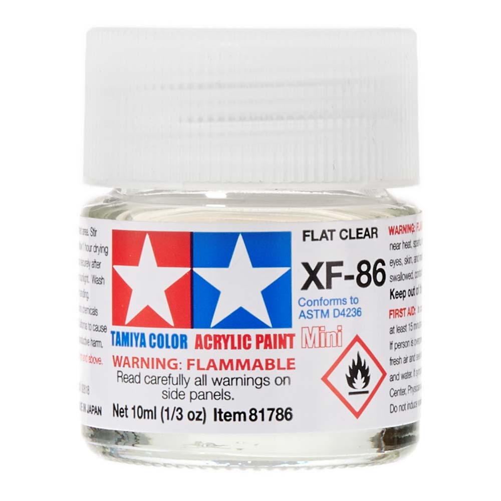 Tamiya XF-86 Flat Clear 10ml