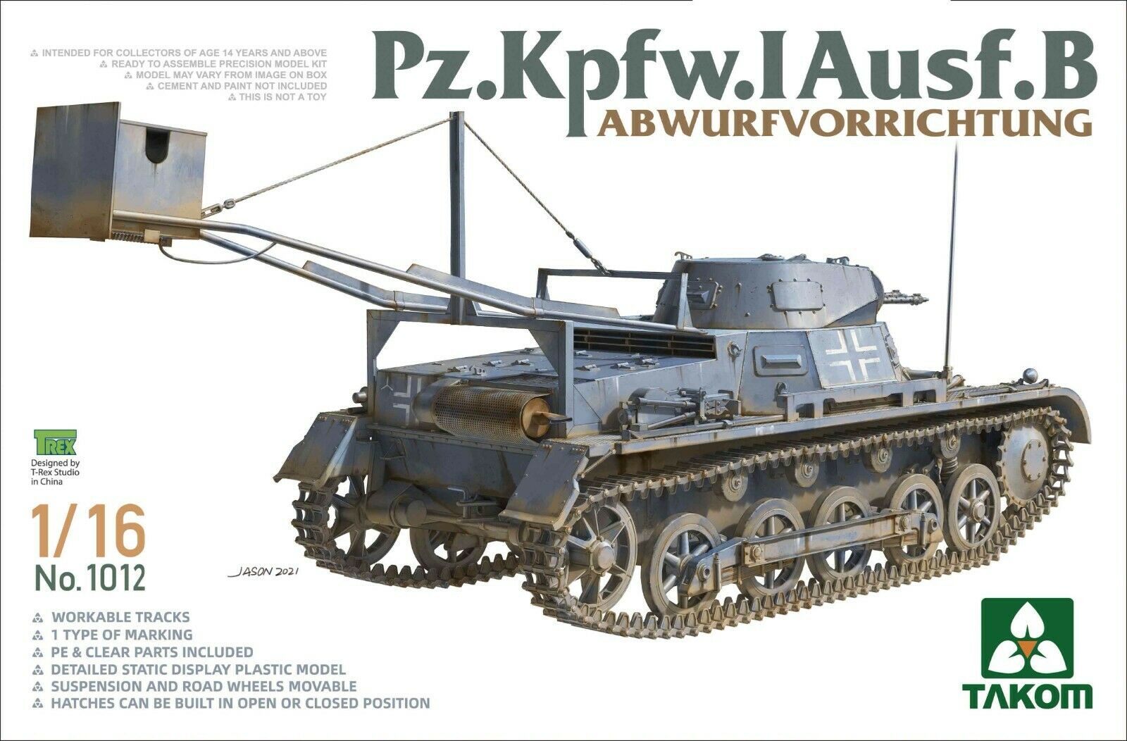 Pz. KPFW. I Ausf.B Takom 1/16