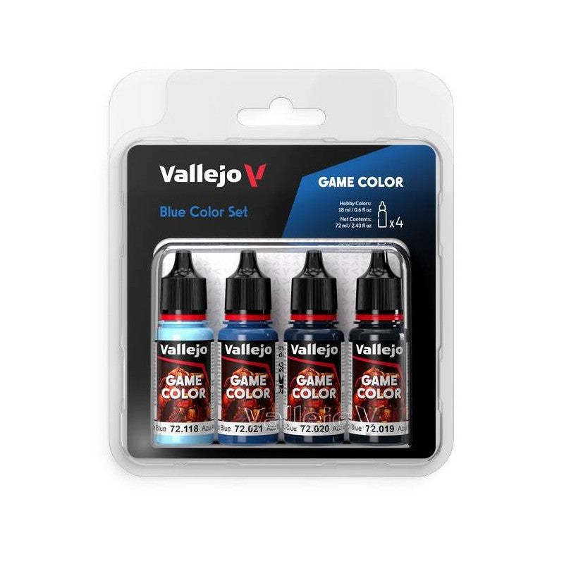 72.376 GAME COLOR SET AZUL 4 X 18ml